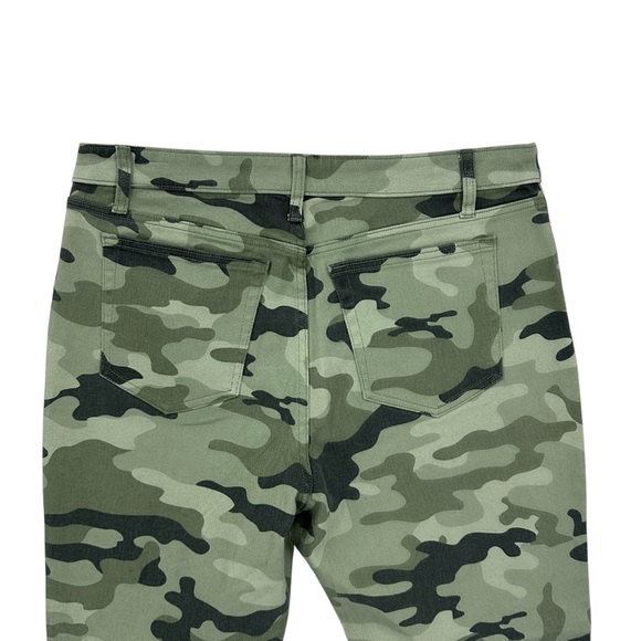 NILI LOTAN Camo Pants Jeans Ankle Green - Picture 4 of 6